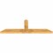 Ekena Millwork Portland Rough Sawn Timber Gable Bracket, Western Red Cedar, 84"W x 28"H x 4"D x 6"F, 8/12 Pitch GBW084X28X0406POR00RWR - alternate 5